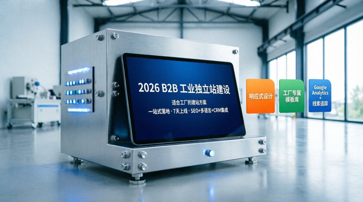 2026 B2B 工业独立站建设：适合工厂的建站方案